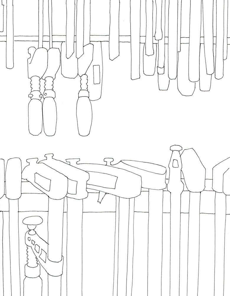 Eva Früh, Künstlerin: holzwerkstatt, 08