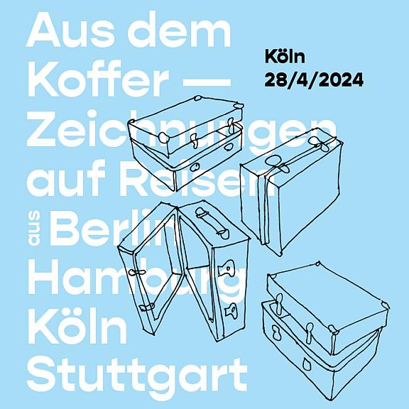 Eva Früh, Künstlerin:: Aus dem Koffer – Köln, koeln_koffer